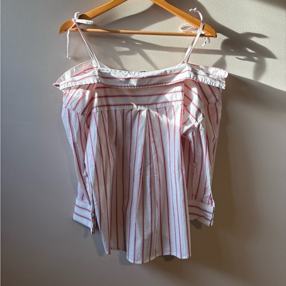Striped Off-Shoulder Blouse - Picture 6 of 6